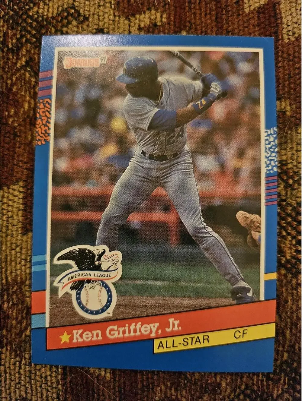 Ken Griffey Jr - HOF - 1991 Donruss AL All Star  #49 - MLB Baseball